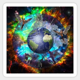 Earth time Sticker